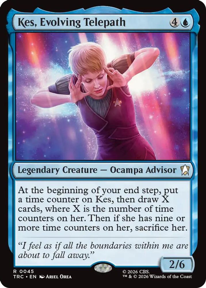 Kes, Evolving Telepath (TRC-045) [Commander: Star Trek]