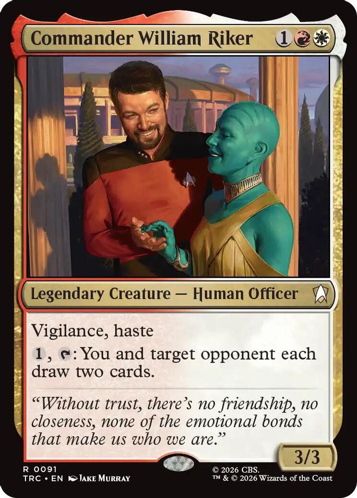 Commander William Riker (TRC-091) [Commander: Star Trek]