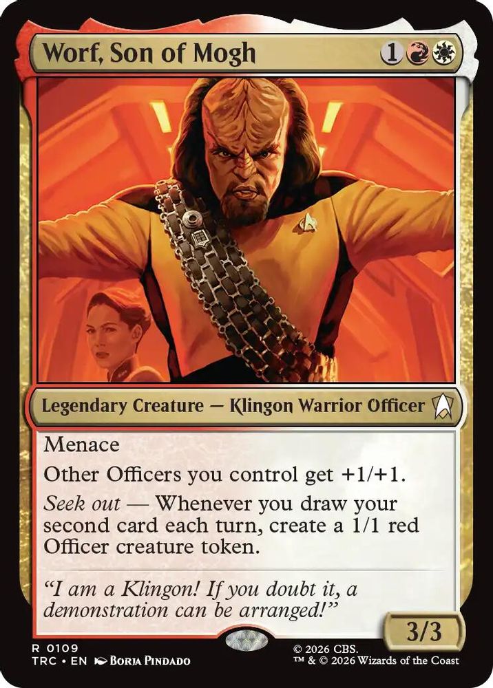 Worf, Son of Mogh (TRC-109) [Commander: Star Trek]