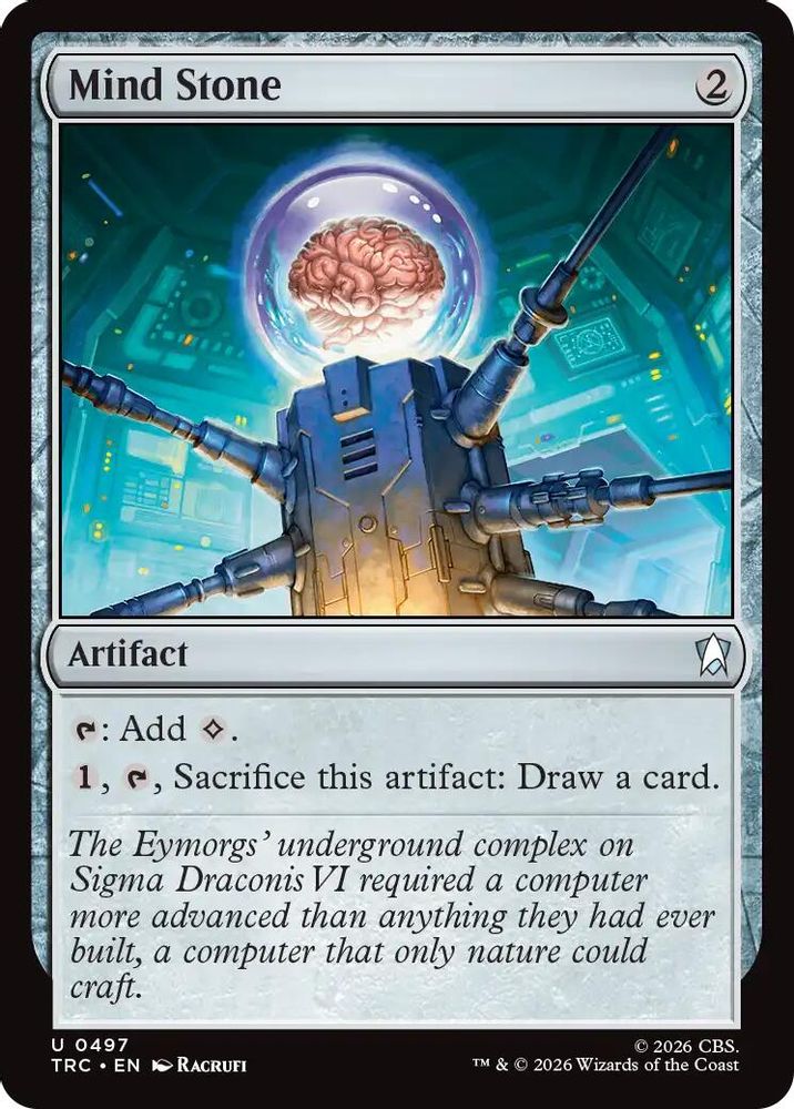 Mind Stone (Surge Foil) (TRC-497) [Commander: Star Trek] Foil