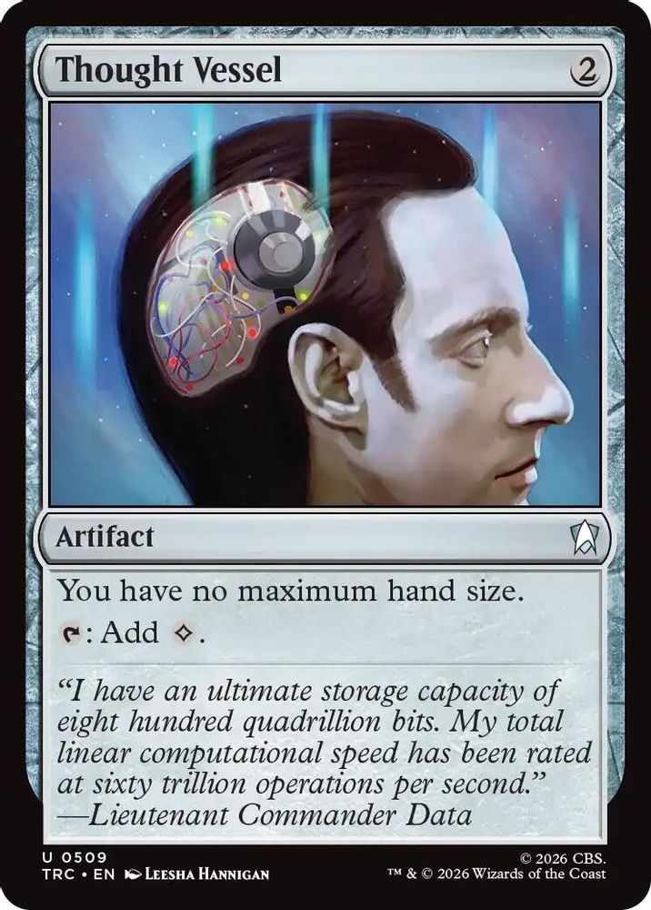 Thought Vessel (Surge Foil) (TRC-509) [Commander: Star Trek] Foil