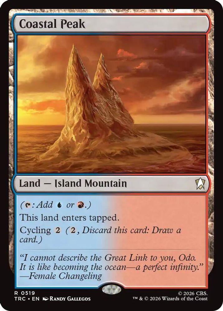 Coastal Peak (Surge Foil) (TRC-519) [Commander: Star Trek] Foil