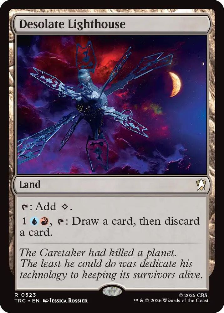 Desolate Lighthouse (Surge Foil) (TRC-523) [Commander: Star Trek] Foil