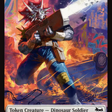 Dinosaur Soldier // Copy Double-Sided Token [Teenage Mutant Ninja Turtles Tokens]
