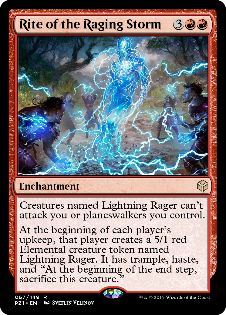 Rite of the Raging Storm (PZ1-067) [Legendary Cube Prize Pack] Foil