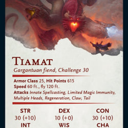 Tiamat Art Card [Dungeons & Dragons: Adventures in the Forgotten Realms Art Series]
