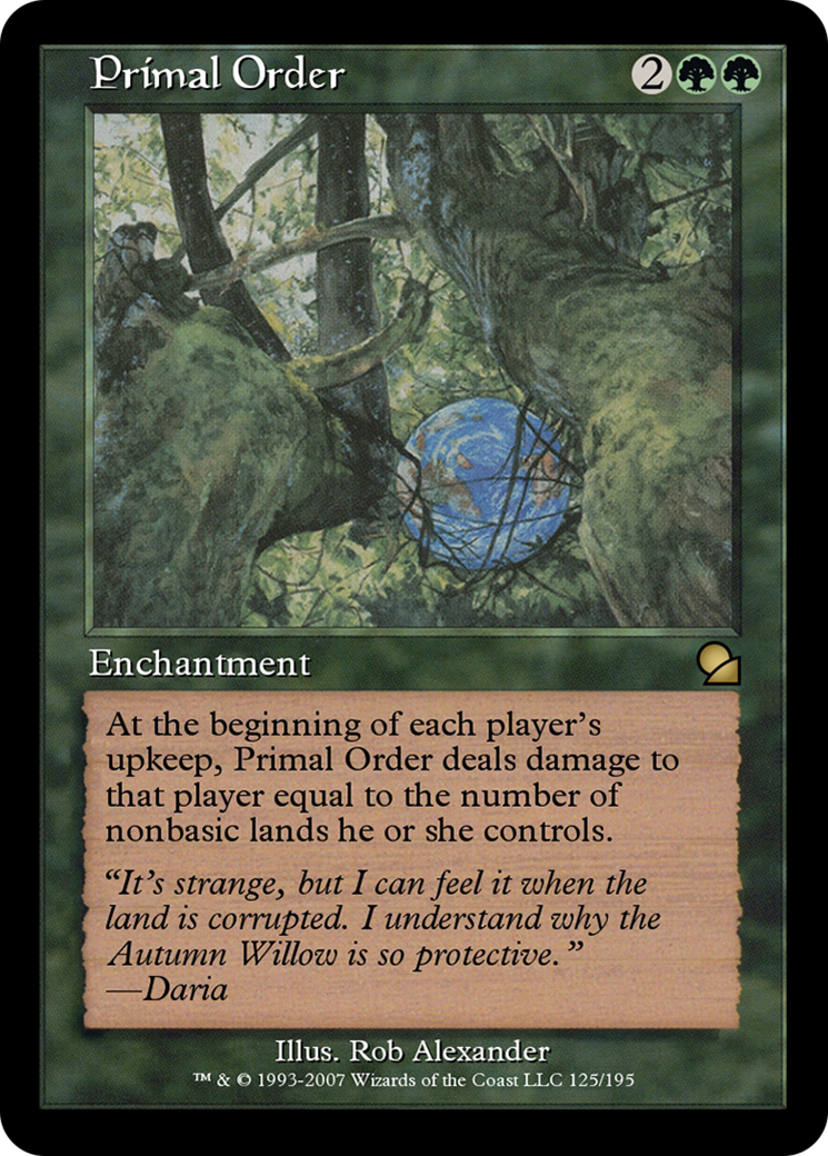 Primal Order (ME1-125) [Masters Edition]