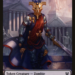 Human Soldier // Zombie Double-Sided Token [Theros Beyond Death Tokens]