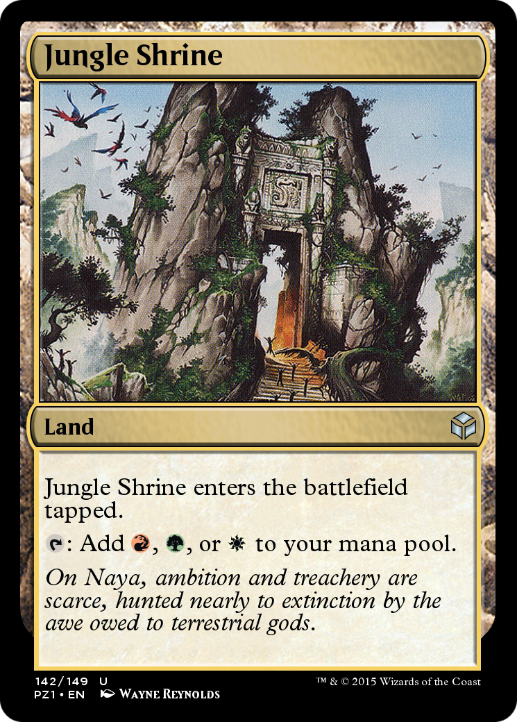 Jungle Shrine (PZ1-142) [Legendary Cube Prize Pack] Foil