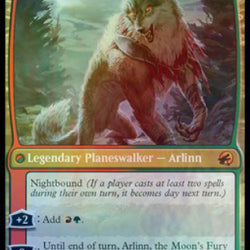 Arlinn, the Pack's Hope // Arlinn, the Moon's Fury [Innistrad: Midnight Hunt Prerelease Promos]