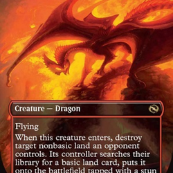 Magmatic Hellkite (Borderless) [Tarkir: Dragonstorm]