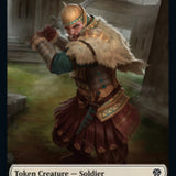 Soldier // Badger Double-Sided Token [Dominaria United Tokens]