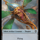 Thopter // Treasure Double-Sided Token [Outlaws of Thunder Junction Commander Tokens]
