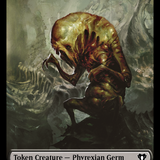 Elemental (0024) // Phyrexian Germ Double-Sided Token [Commander Masters Tokens]