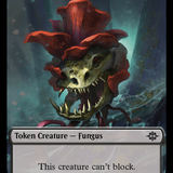 Gnome // Fungus Double-Sided Token [The Lost Caverns of Ixalan Tokens]