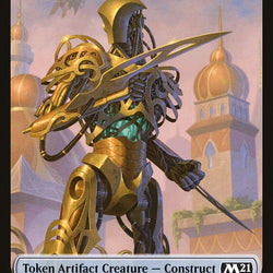 Beast // Construct Double-Sided Token [Core Set 2021 Tokens]