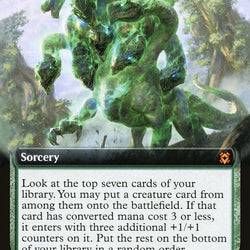 Turntimber Symbiosis // Turntimber, Serpentine Wood (Extended Art) [Zendikar Rising]