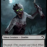 Zombie (005) // Devil Double-Sided Token [Innistrad: Midnight Hunt Tokens]