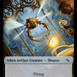 Thopter (0020) // Spider Double-Sided Token [Murders at Karlov Manor Tokens]