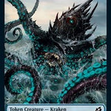 Kraken // Human Soldier (003) Double-Sided Token [Ikoria: Lair of Behemoths Tokens]