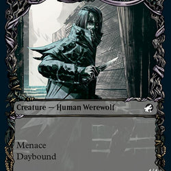 Shady Traveler // Stalking Predator (Showcase Equinox) [Innistrad: Midnight Hunt]