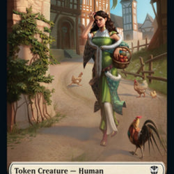 Eldrazi Spawn // Human Double-Sided Token [Streets of New Capenna Commander Tokens]