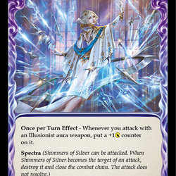 Shimmers of Silver [EVR140] (Everfest)  1st Edition Rainbow Foil