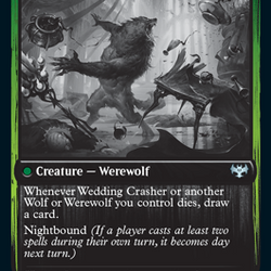 Wolfkin Outcast // Wedding Crasher [Innistrad: Double Feature]