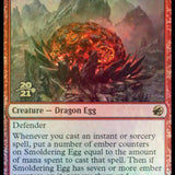 Smoldering Egg // Ashmouth Dragon [Innistrad: Midnight Hunt Prerelease Promos]