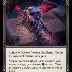 Vexing Quillhand [EVR103] (Everfest)  1st Edition Cold Foil