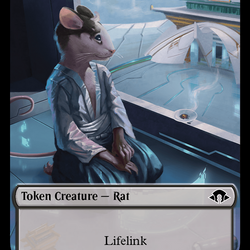 Rat // Energy Reserve Double-Sided Token [Modern Horizons 3 Tokens]