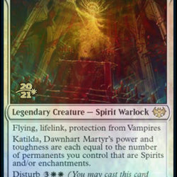 Katilda, Dawnhart Martyr // Katilda's Rising Dawn [Innistrad: Crimson Vow Prerelease Promos]