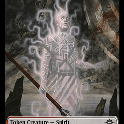 Vampire // Spirit Double-Sided Token [The Lost Caverns of Ixalan Tokens]
