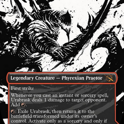 Urabrask // The Great Work (Showcase Planar Booster Fun) [March of the Machine]