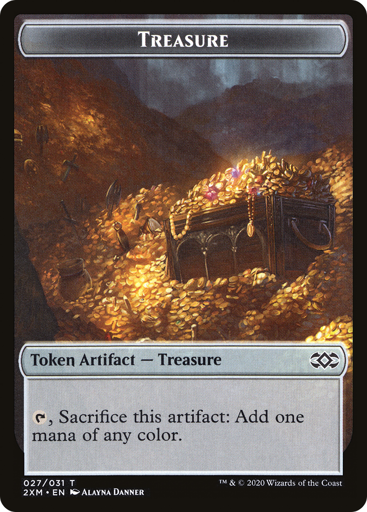 Treasure (T2XM-027) [Double Masters Tokens] Foil