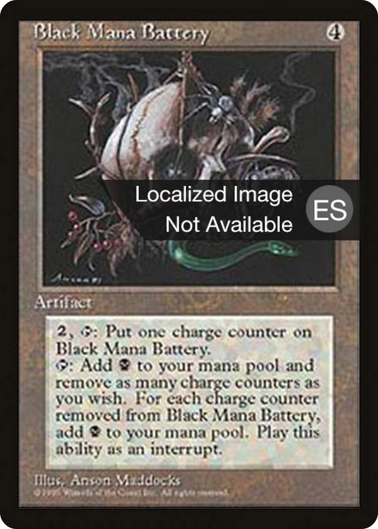 Black Mana Battery (4BB-298) [Fourth Edition Foreign Black Border]