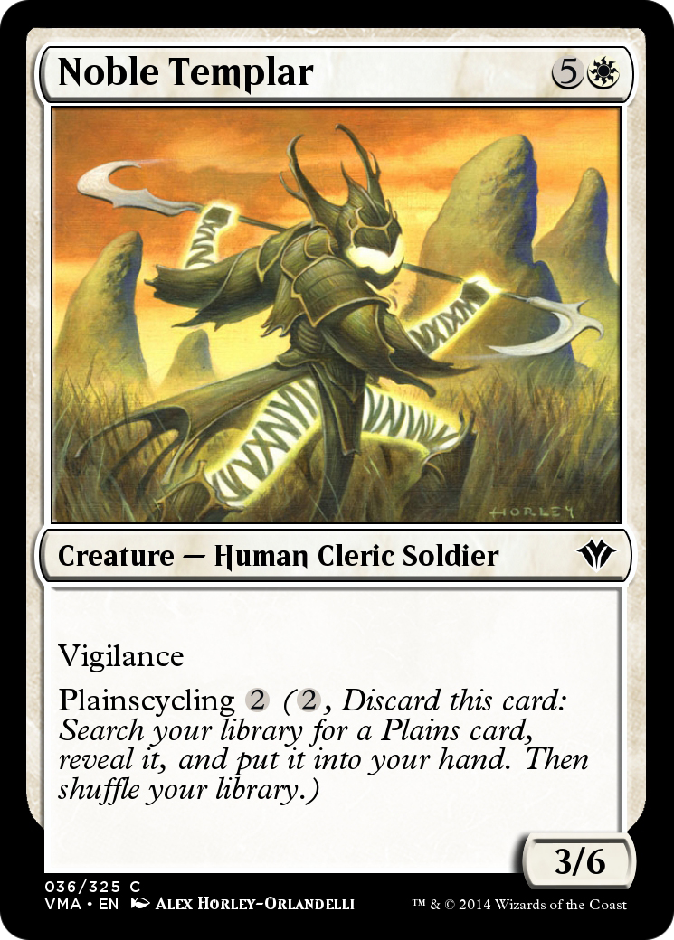 Noble Templar (VMA-036) [Vintage Masters] Foil