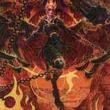 Zariel, Archduke of Avernus // Zariel, Archduke of Avernus (AAFR-077) (Borderless) [Adventures in the Forgotten Realms Art Series]