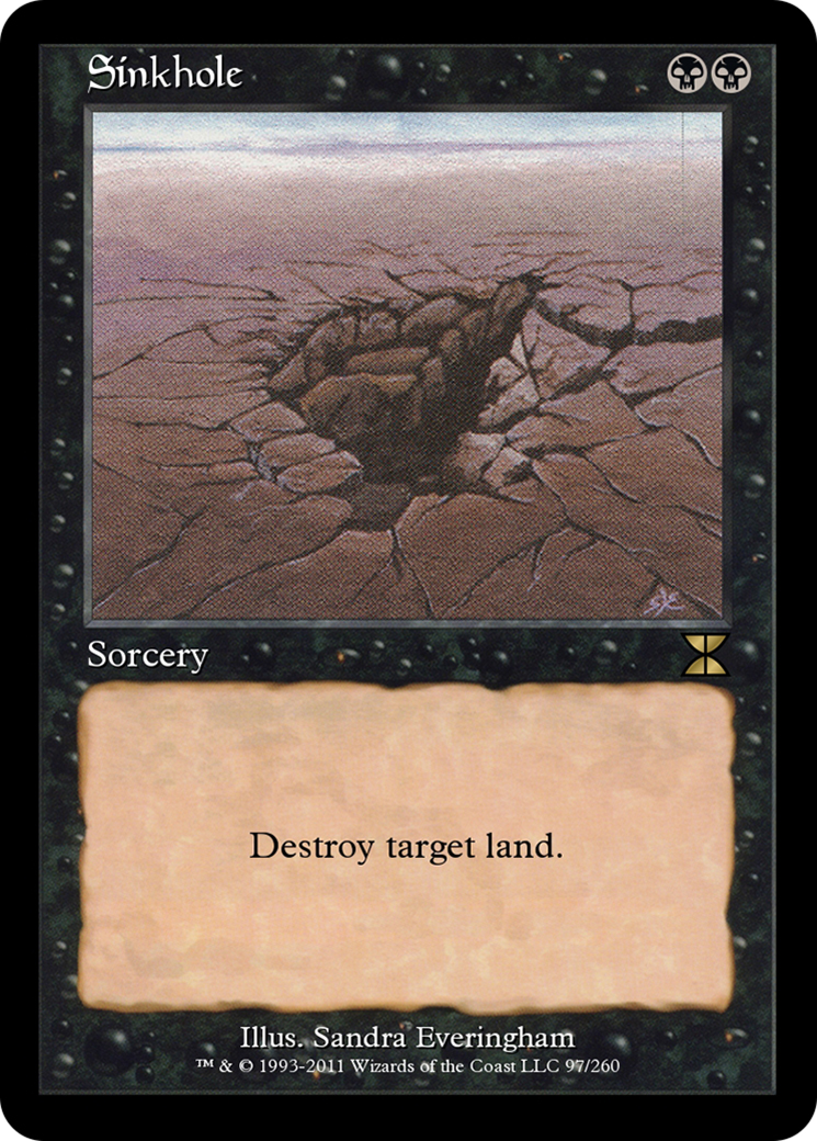 Sinkhole (ME4-097) [Masters Edition IV] Foil