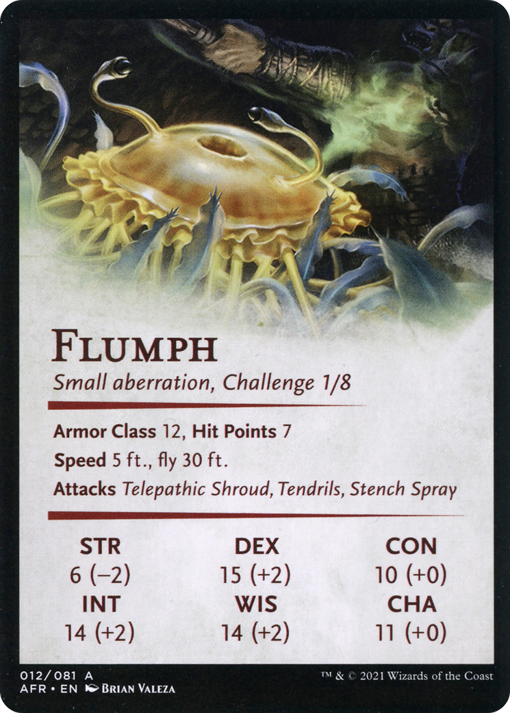 Flumph // Flumph (AAFR-012) (Borderless) [Adventures in the Forgotten Realms Art Series]
