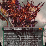 Grist, Voracious Larva // Grist, the Plague Swarm (Borderless) (Textured Foil) [Modern Horizons 3]