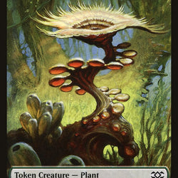 Elf Warrior // Plant Double-Sided Token [Double Masters Tokens]