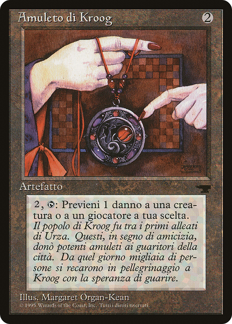 Amulet of Kroog (Italian) - "Amuleto di Kroog" (REN-099) [Rinascimento]