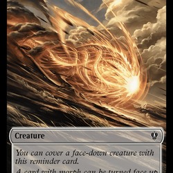 Snake // Morph Double-Sided Token [Murders at Karlov Manor Commander Tokens]