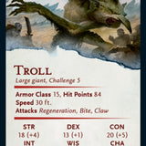 Troll Art Card (Gold-Stamped Signature) [Dungeons & Dragons: Adventures in the Forgotten Realms Art Series]
