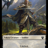 Soldier // Food Token [The Lord of the Rings: Tales of Middle-Earth Commander Tokens]