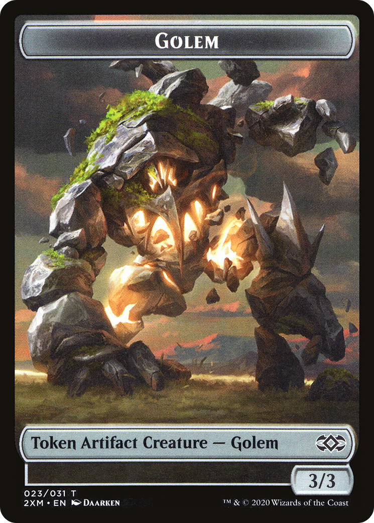 Golem (T2XM-023) [Double Masters Tokens]