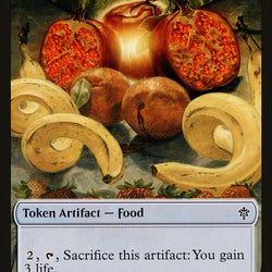 Dwarf // Food (16) Double-Sided Token [Throne of Eldraine Tokens]