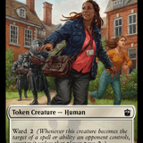Human (0006) // Alien Salamander Double-Sided Token [Doctor Who Tokens]