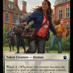 Human (0006) // Alien Salamander Double-Sided Token [Doctor Who Tokens]
